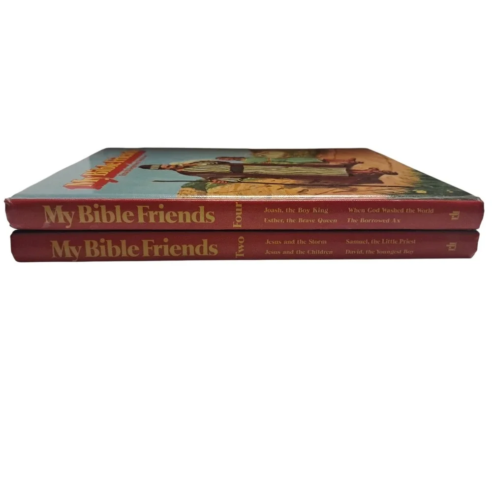 My Bible Friends, Book 2 & 4.  When God Washed The World, Samuel The Little Prie